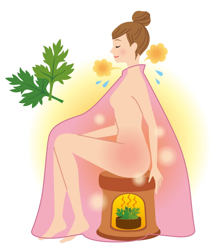 よもぎ蒸しとは